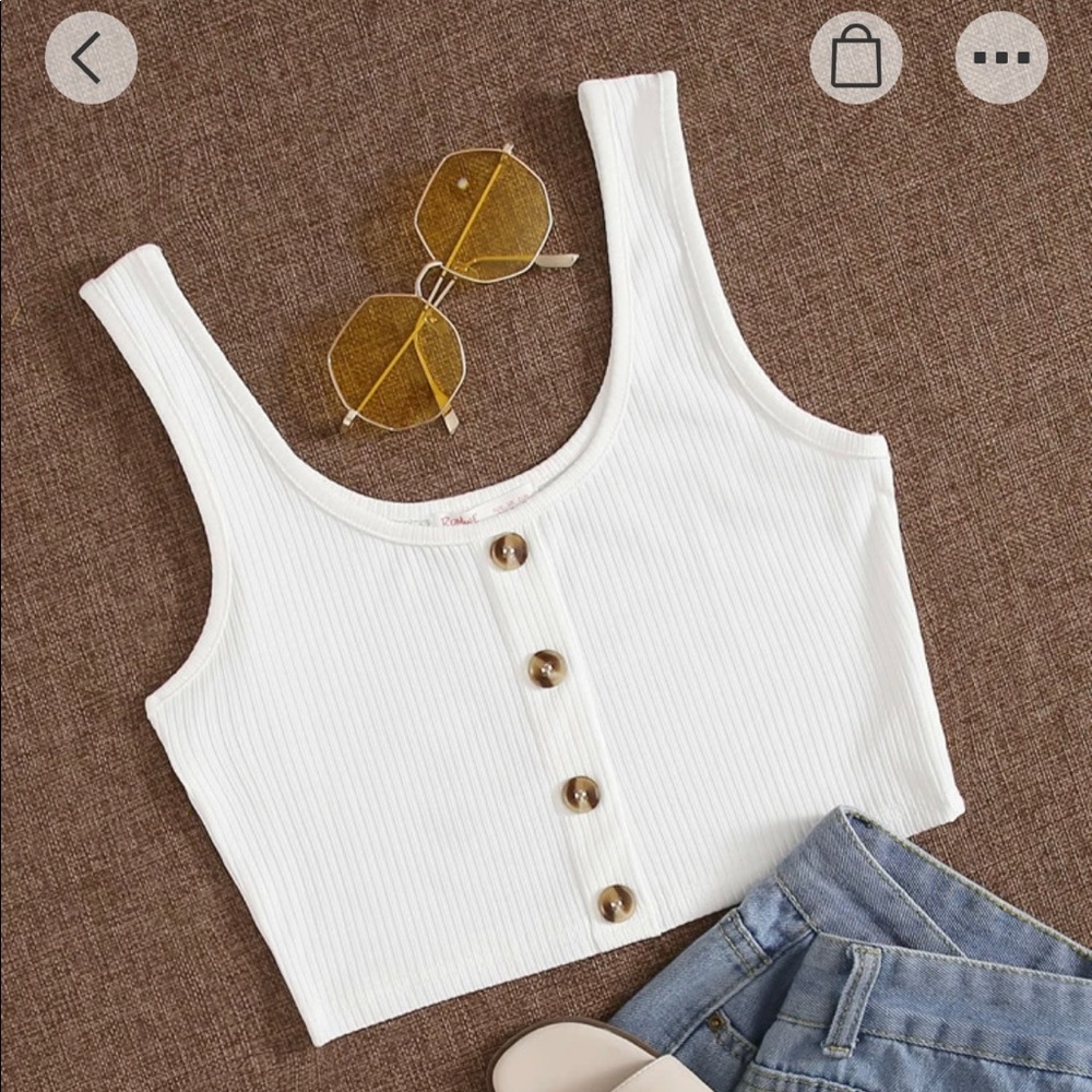 NWOT Shein Buttonfront Tanks (Pack of 2)